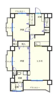 ラフィーネ掛川bII【5階】の間取り