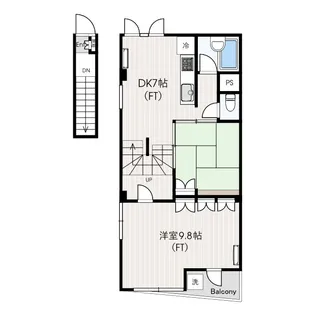 アビタKSの間取り