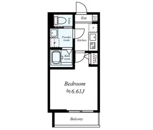 GRADUS京成大久保【1階】の間取り