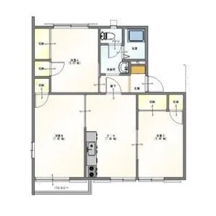 設楽ハイツB【2階】の間取り