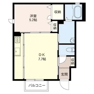 サニーウェル【1階】の間取り