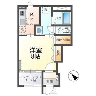 ウインヴィラ(Win Villa)【1階】の間取り