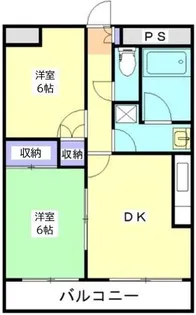 ハイツ平和【3階】の間取り