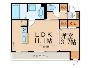 プランタン池下【2階】の間取り