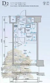 SYNEX 横濱阪東橋II【10階】の間取り