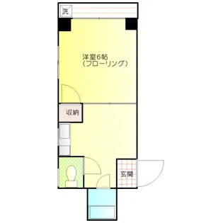 亜光ハイム常盤台【3階】の間取り