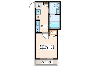 青とソラ上星川【2階】の間取り