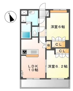 サンライフ・プラザ【2階】の間取り