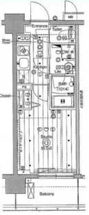 ガーラ・ヴィスタ川崎【4階】の間取り
