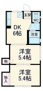 シャトレオーズ舞阪【1階】の間取り
