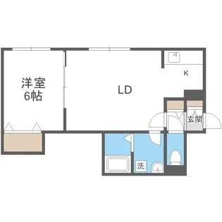 ノーブル円山【4階】の間取り