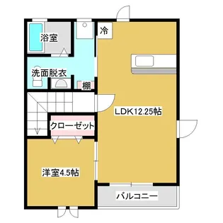 ブリックス【2階】の間取り