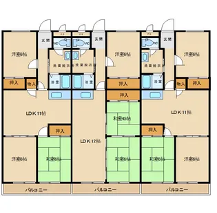 ルミエール・ドゥ【3階】の間取り