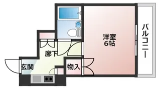 ブルーコート段原【4階】の間取り