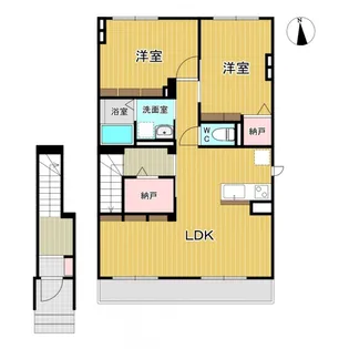 メゾン千葉【2階】の間取り