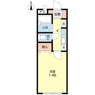 Eleuthera【1階】の間取り