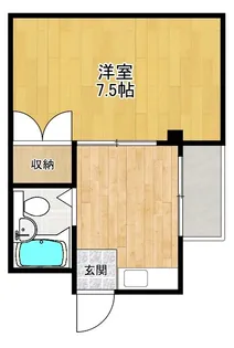 マルエスマンション【4階】の間取り