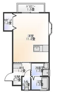 シャトルユタカ【2階】の間取り