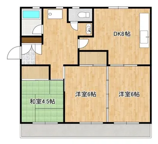 大田マンション【3階】の間取り
