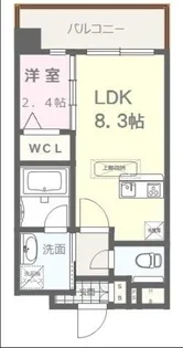 ヴィラージュ県庁前3番館【8階】の間取り