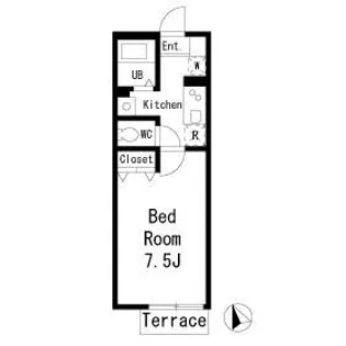 コンフォール常盤台【1階】の間取り