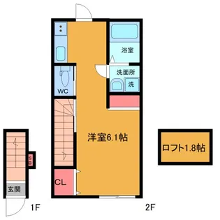 AROUND YOU 行徳【2階】の間取り