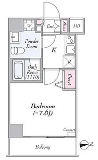 RzPLACE.AZEST高島平【9階】の間取り