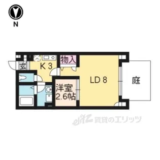 ベルリード31【1階】の間取り