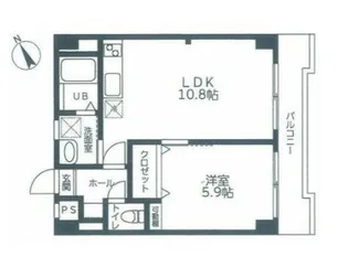 サニーガーデンARAI【6階】の間取り