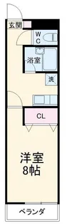 シャルマン小鳥【2階】の間取り