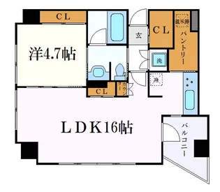 YZ mahoroba【6階】の間取り