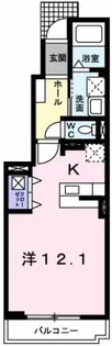 ヴェル ドゥーラ III【1階】の間取り