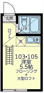 ユナイト上末吉サンロレンツォ【1階】の間取り