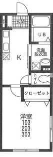 プランドール谷塚【1階】の間取り