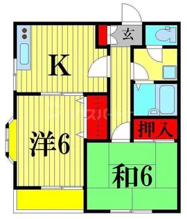 コートマグノーリアB【2階】の間取り