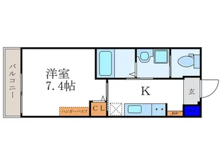 ドムール西院寿【3階】の間取り