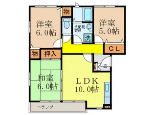 パ-クハイツ太田【2階】の間取り