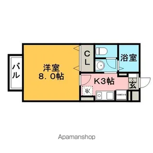 プレシャスコート【1階】の間取り