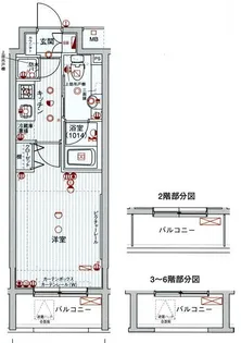 パークウェル東大前【8階】の間取り