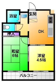 グリュック【2階】の間取り