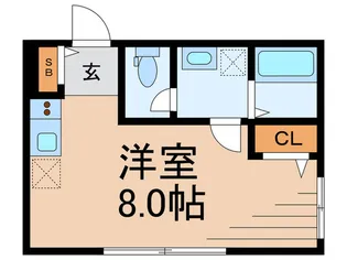 Green terrace駒場MUSIC【4階】の間取り