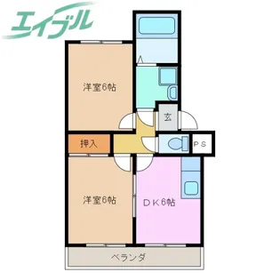 タウン・トゥリー【3階】の間取り