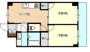 フローレンス尾前【4階】の間取り