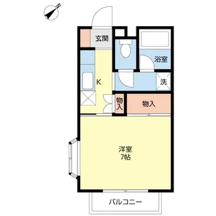 ベルクレール【2階】の間取り