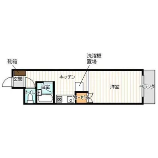 サン黒髪【2階】の間取り
