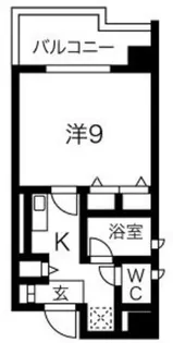 グランシャルマン新大阪【3階】の間取り
