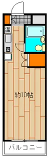 ベルヴュ日吉【1階】の間取り