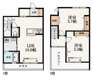 グランメール万願寺の間取り