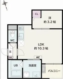 Jack urasatoIV【2階】の間取り