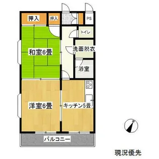 城ケ丘ビレッジ I【2階】の間取り